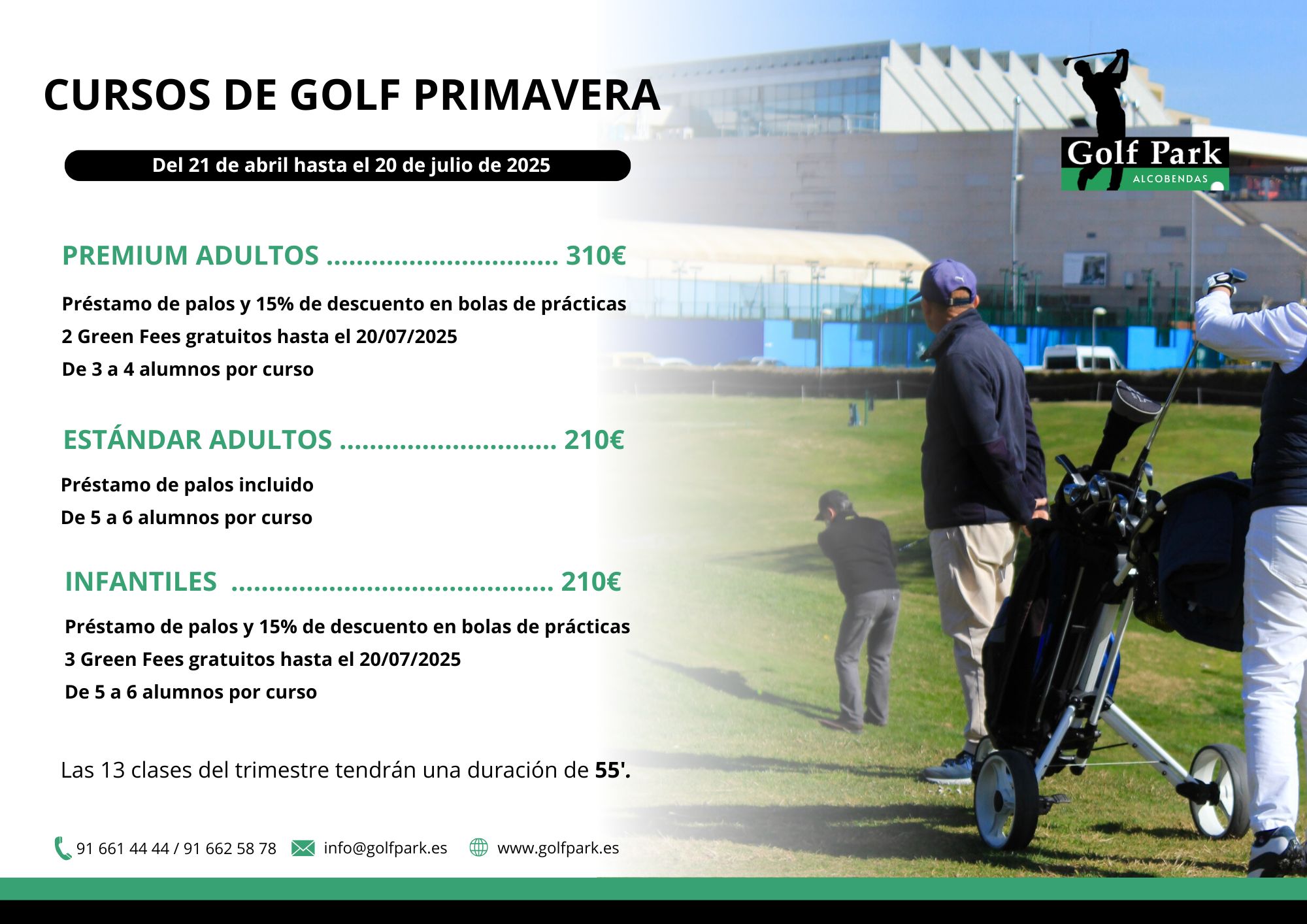 CURSO DE GOLF DE PRIMAVERA