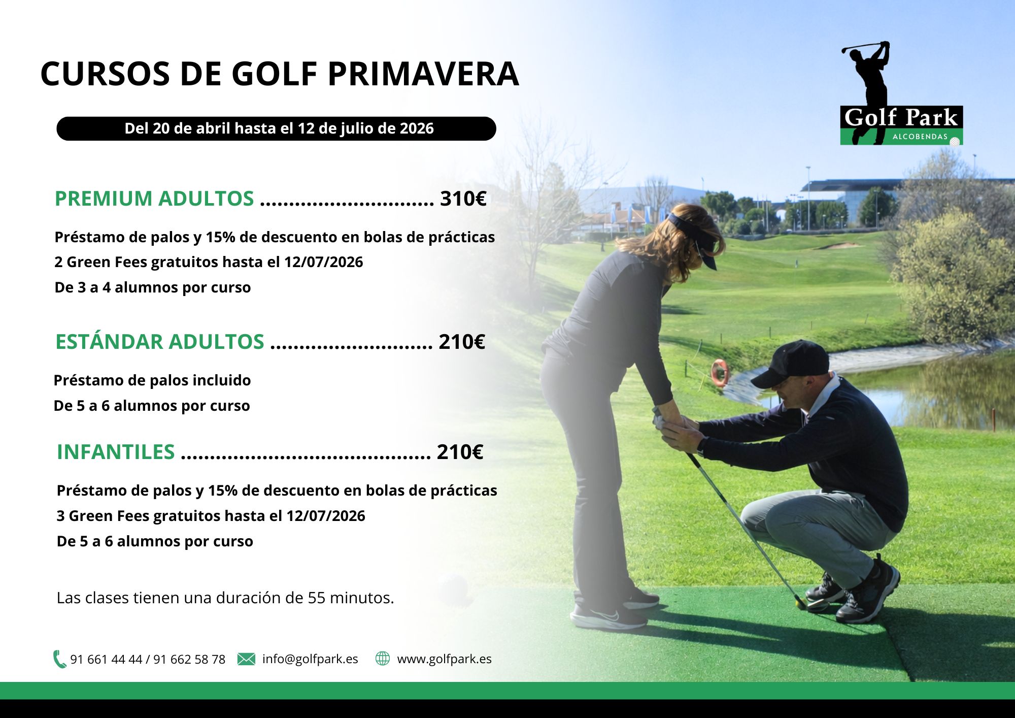 CURSO DE GOLF DE PRIMAVERA