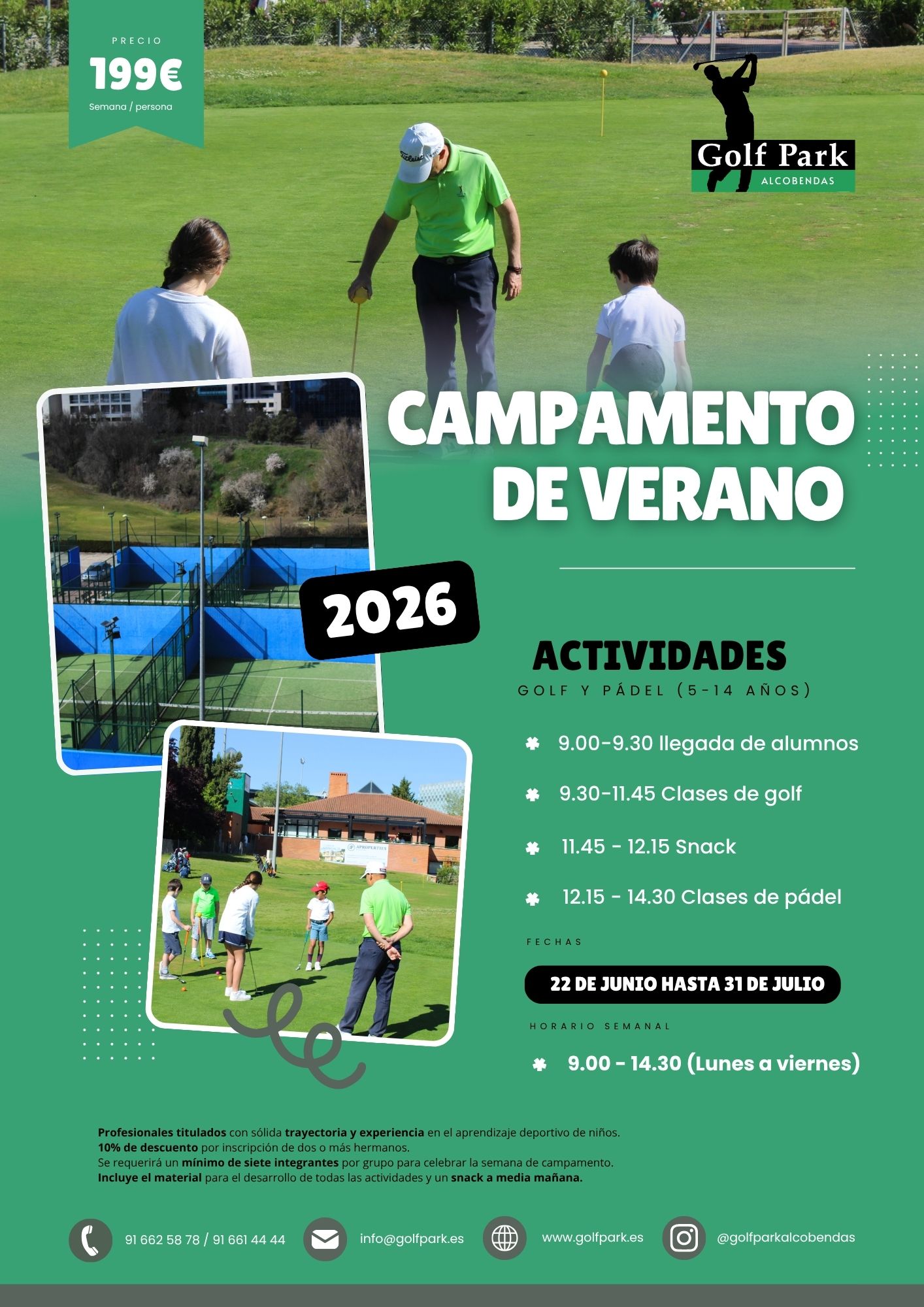CAMPAMENTO DE VERANO PARA NIÑOS